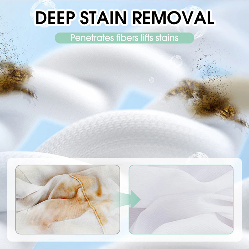 Deep-action stain removal demo