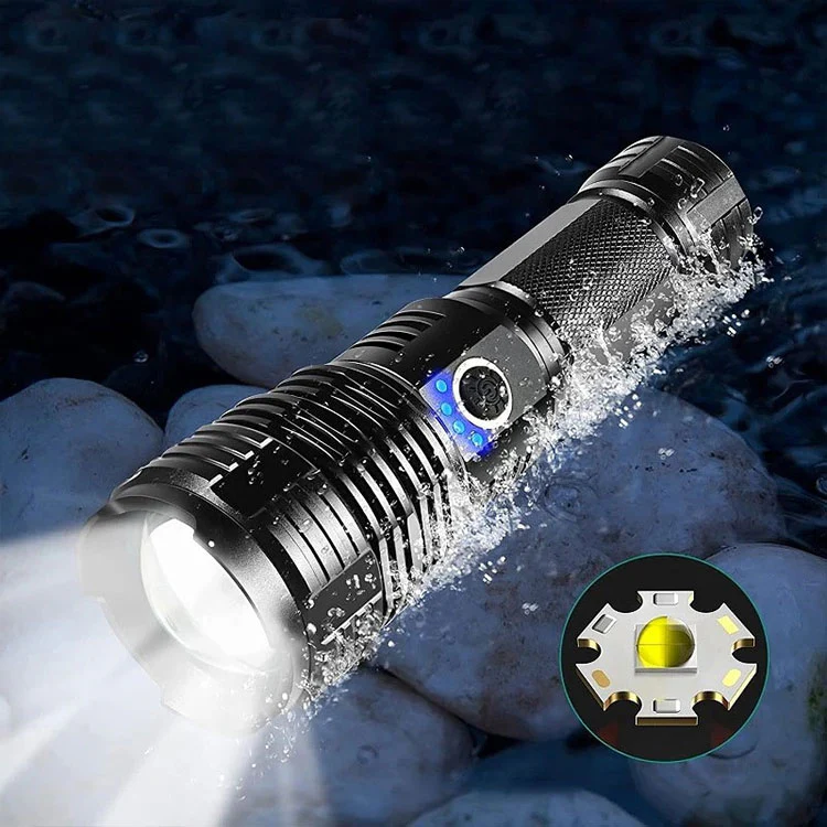 Super Bright XHP70 LED Flashlight